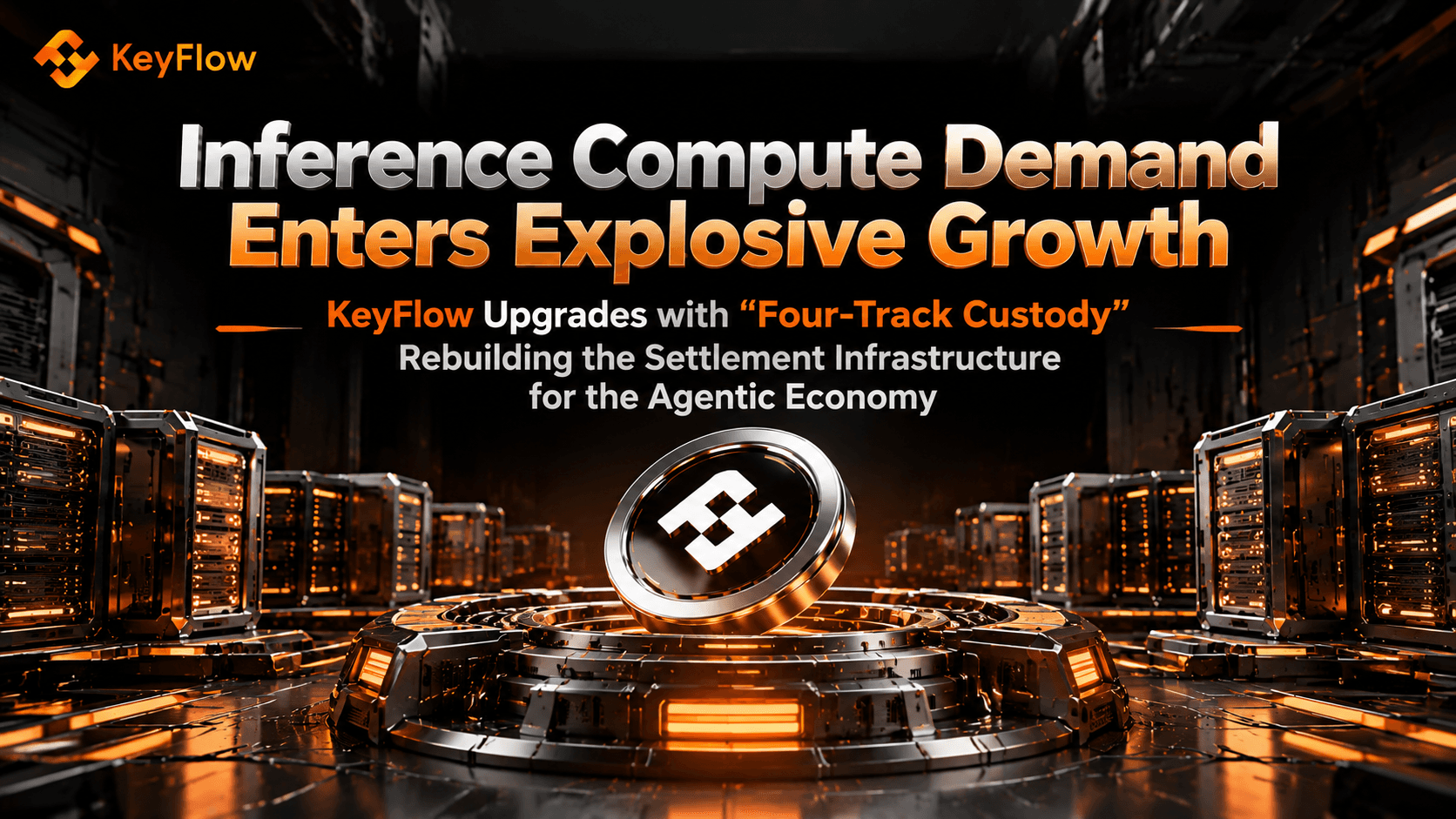 Explosive Growth in Inference Compute Demand: KeyFlow Upgrades Its “Four-Track Custody” Framework to Restructure the Settlement Infrastructure for the Agent Economy