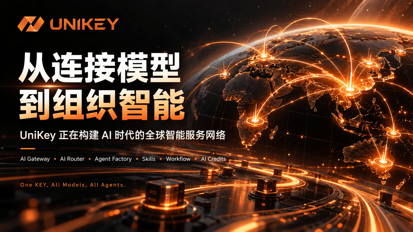 从连接模型到组织智能:UniKey 正在构建 AI 时代的全球智能服务网络