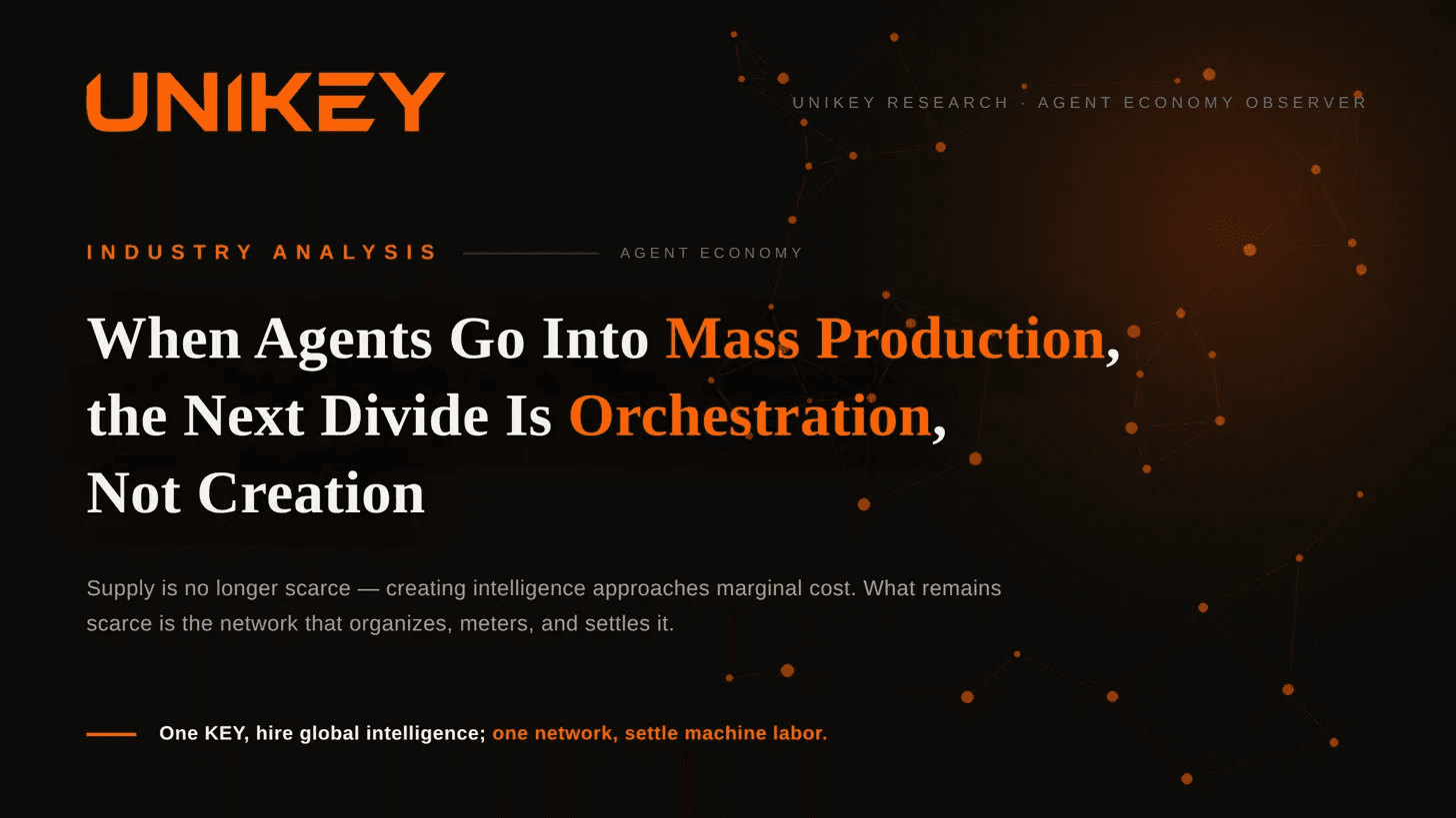 When Agents Go Into Mass Production: The Next Divide in AI Is Orchestration, Not Creation
