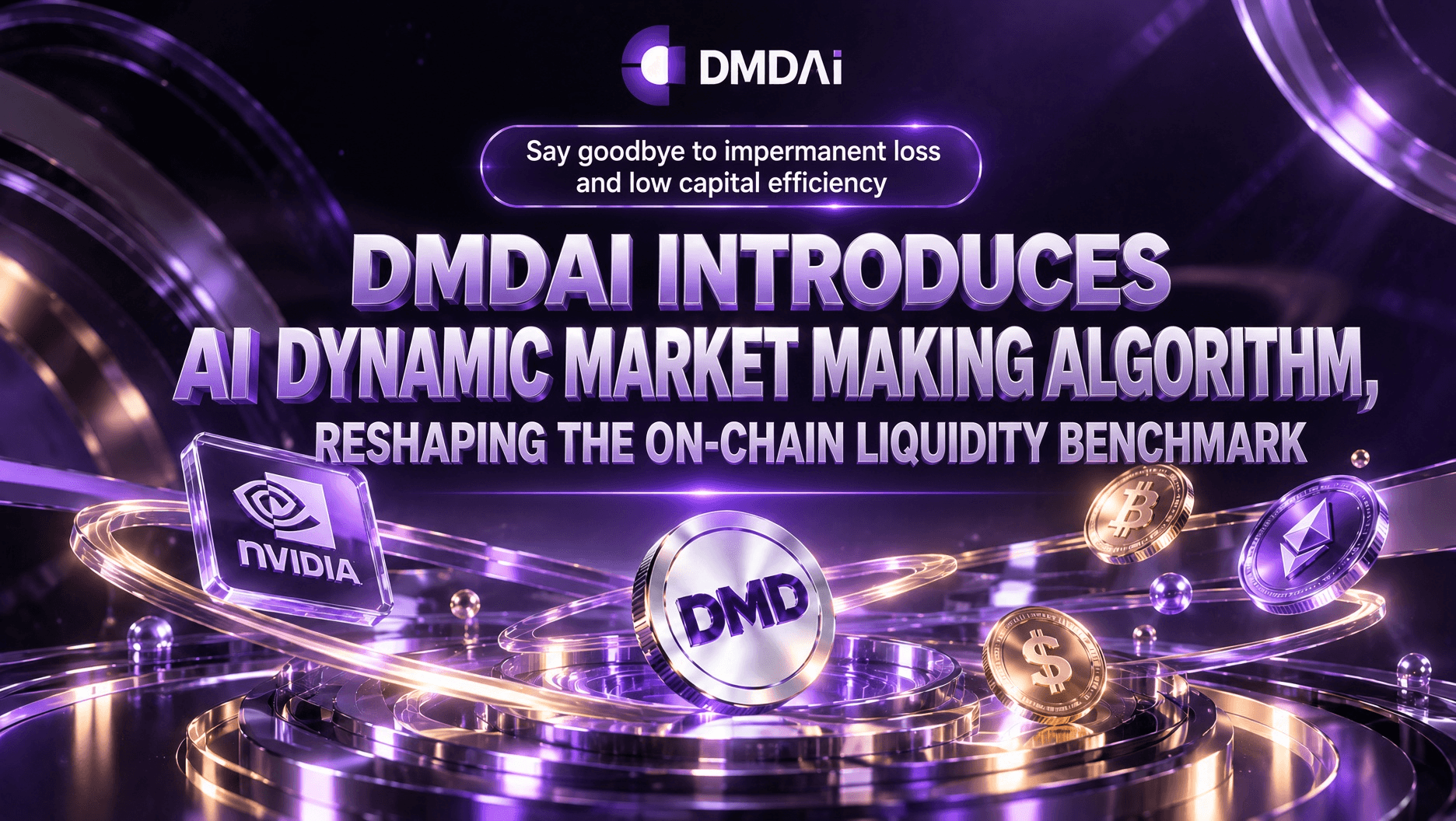 Say Goodbye to Impermanent Loss and Capital Inefficiency: DMDAI Introduces AI-Powered Dynamic Market-Making Algorithms to Redefine On-Chain Liquidity Standards