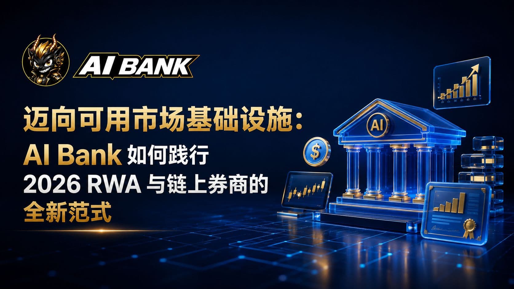 迈向可用市场基础设施:AI Bank 如何践行 2026 RWA 与链上券商的全新范式