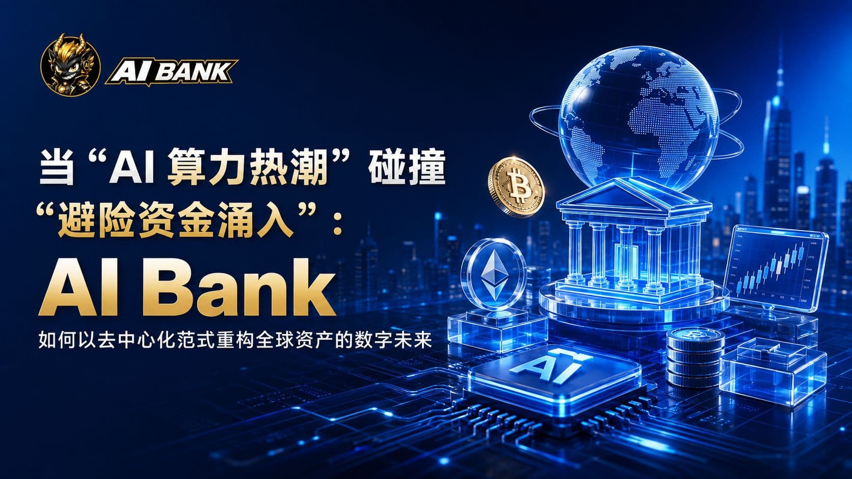当“AI 算力热潮”碰撞“避险资金涌入”:AI Bank 如何以去中心化范式重构全球资产的数字未来