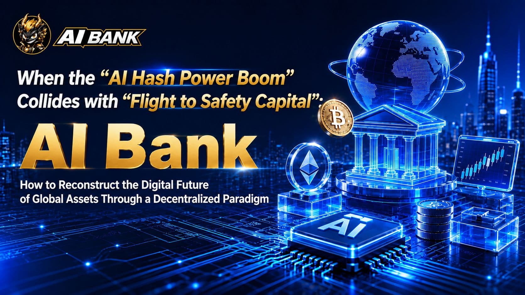 When the “AI Hash Power Boom” Collides with “Safe-Haven Capital Inflows”: How AI Bank Is Reconstructing the Digital Future of Global Assets Through a Decentralized Paradigm