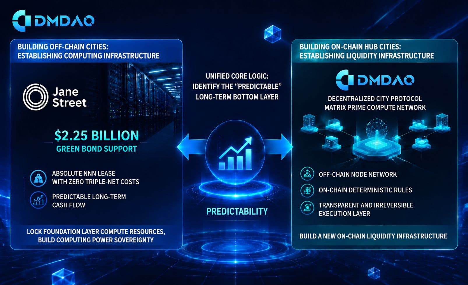 From Jane Street’s $2.25 Billion Hash Power Backing, Exploring How DMDAO Builds a New “Infrastructure Layer” for On-Chain Liquidity Through Algorithms and Deterministic Execution