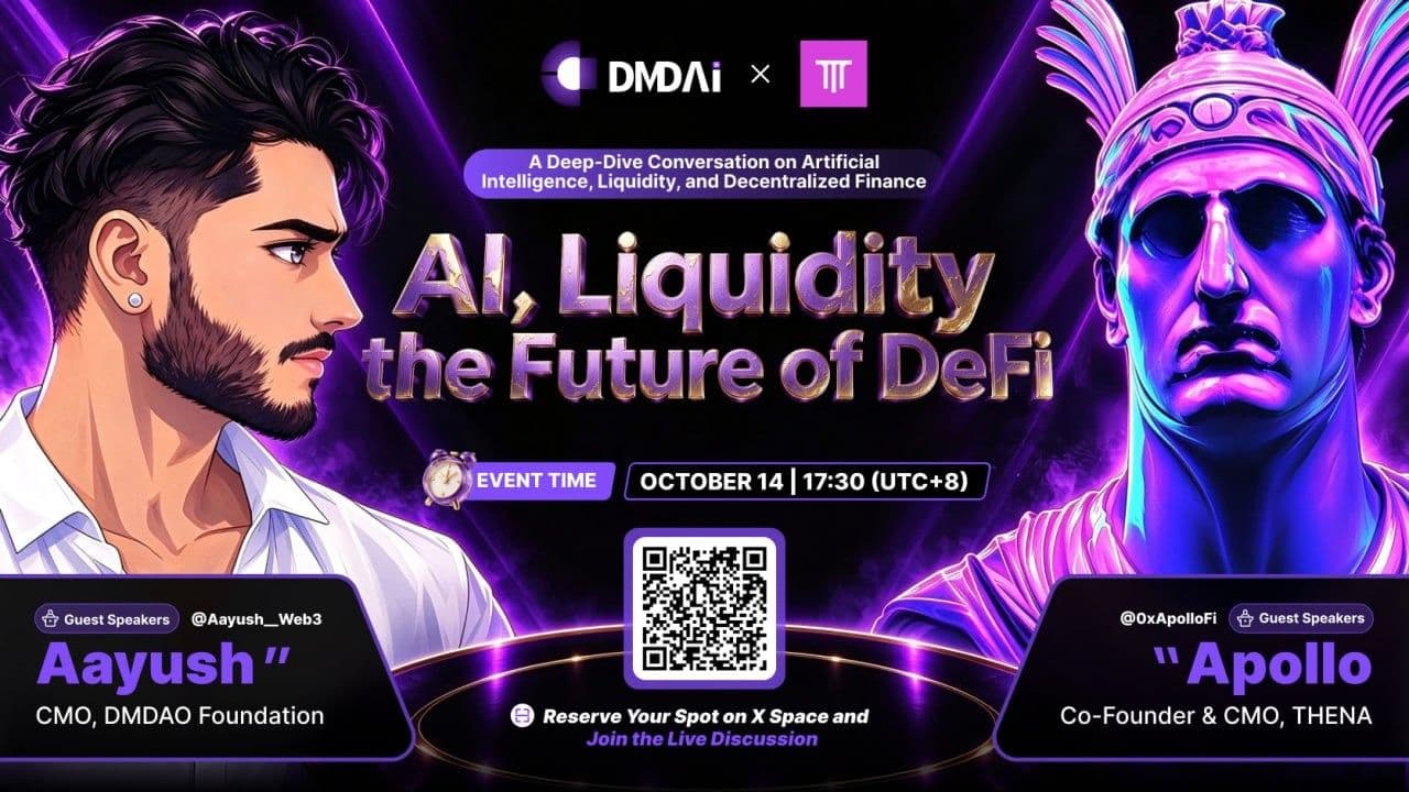 DMDAI Joins Forces with THENA for a Successful X Space AMA: Reshaping the Landscape of AI-Powered Intelligent Market Making and On-Chain RWA Liquidity