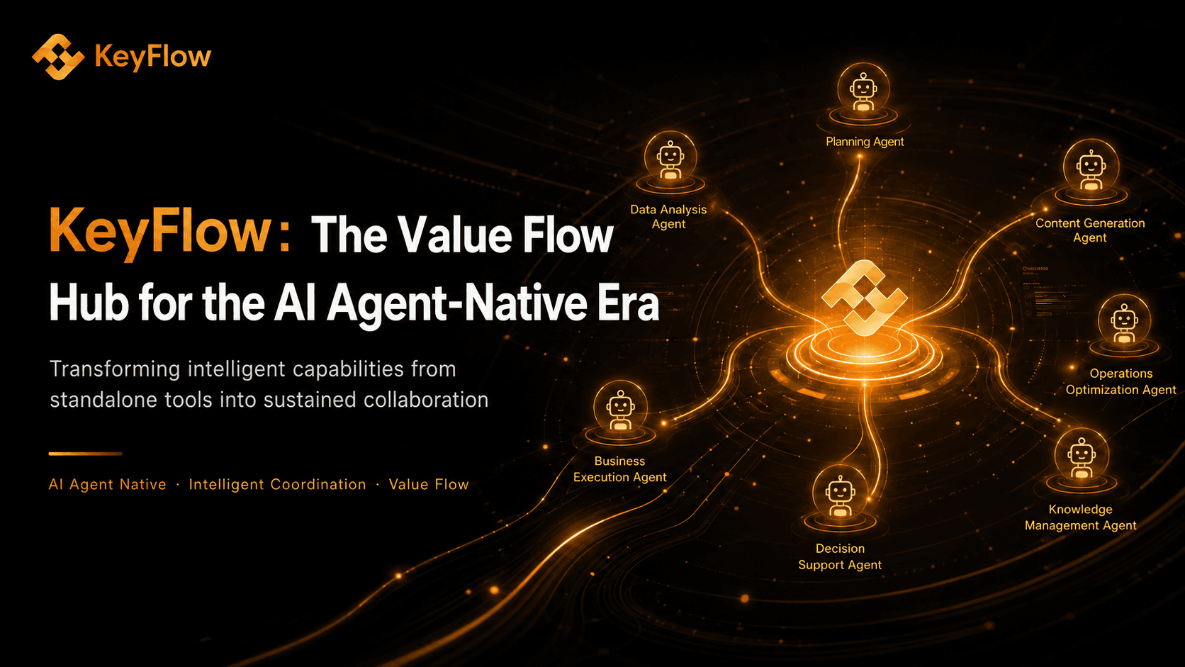 KeyFlow: The Value Flow Hub for the AI Agent-Native Era